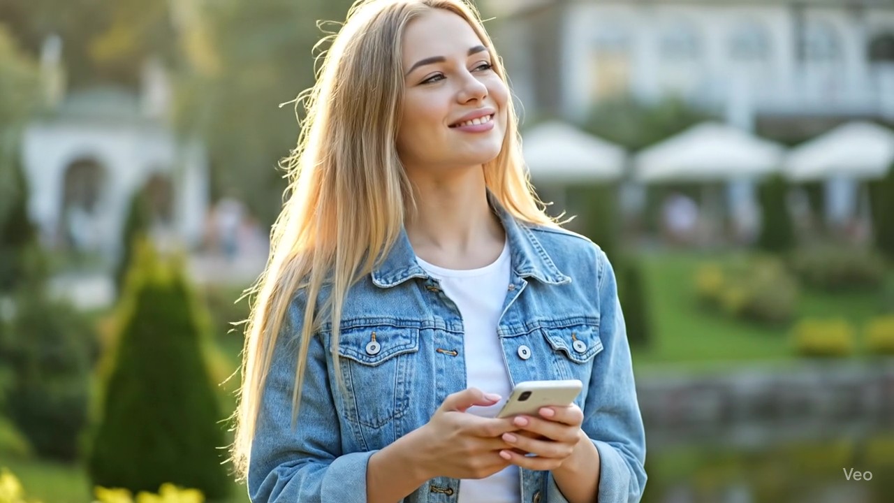 Cliente satisfeita usando WhatsApp